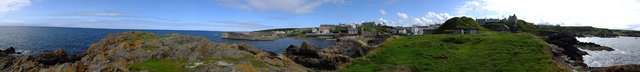 Panoramic Portsoy 2 by Alison Gracie