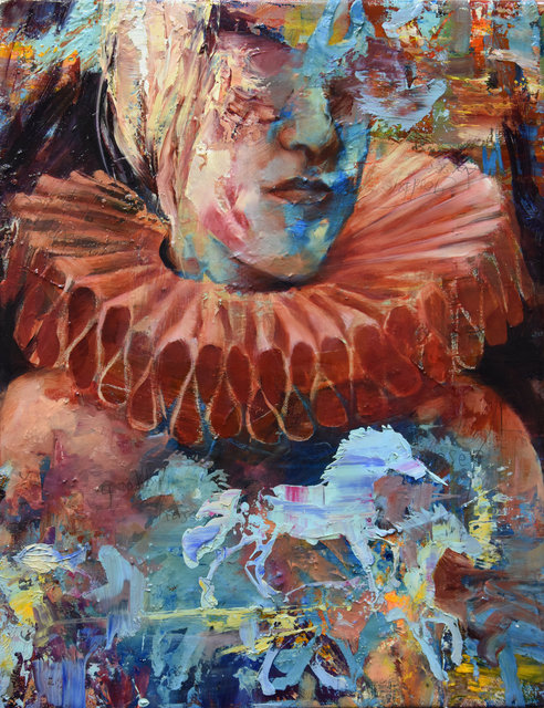 Goodbye Horses (Blue I)