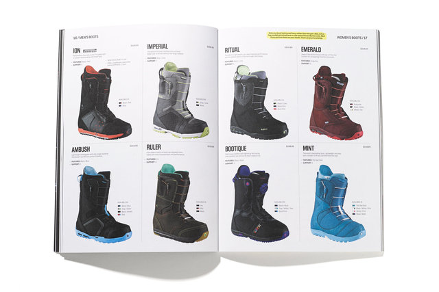 Burton Snowboards: Consumer catalog