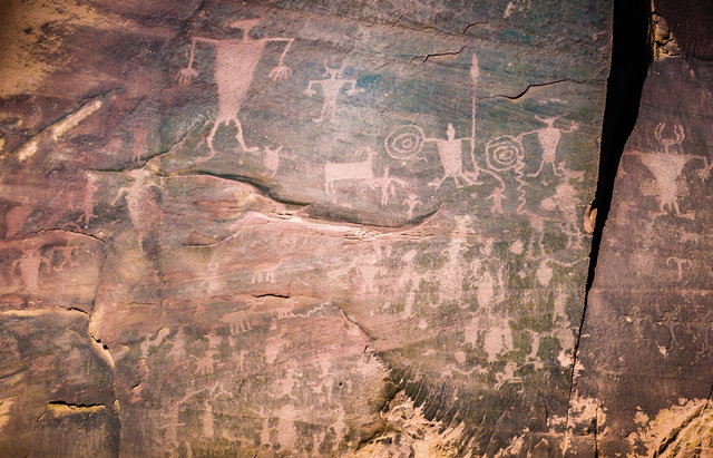 Potash Road Petroglyphs (Infra-Red)
