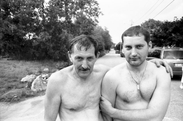 My uncle, Viktor and his son, Vladislav.