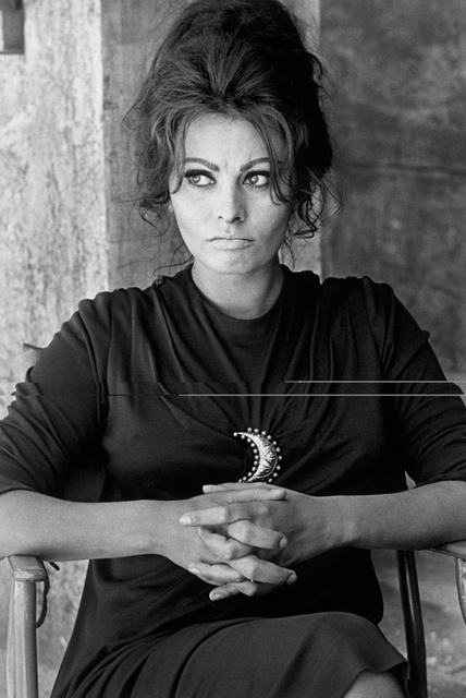 Sophia Loren, on the Set of Anthony Mann's 'The Fall of the Roman Empire' 1963