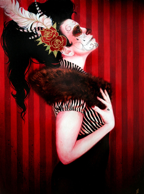 Señora Negra 32"x24" / 2010