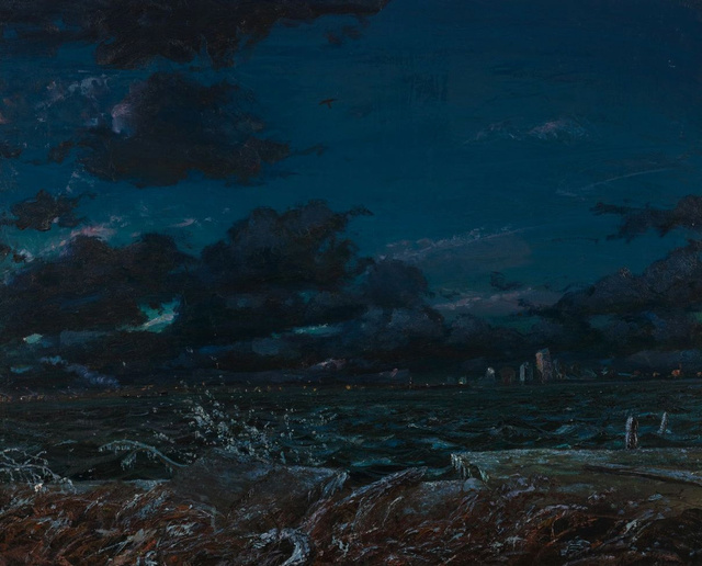 Peregrine Swoops 38 x 44"