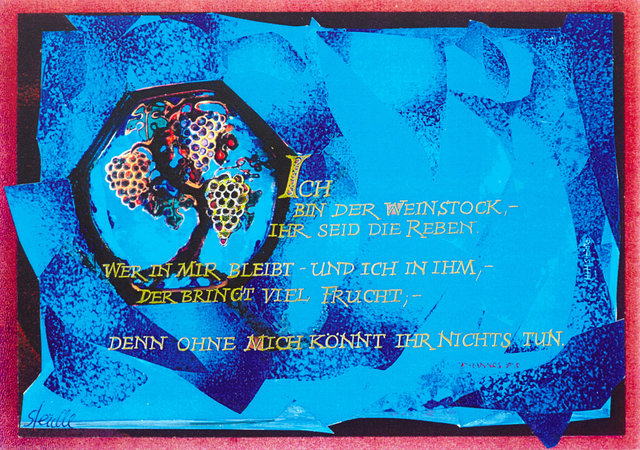 Ich bin der Weinstock