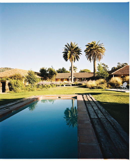 pool at the casona