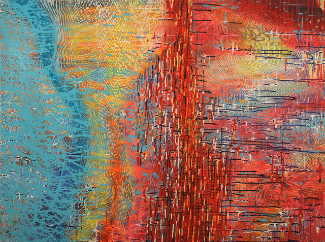 © 2012 Eruption (3) 48" x 36"