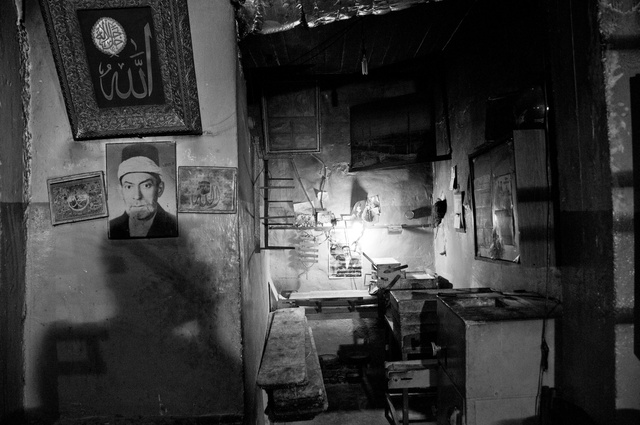 Inside a house in Chatila
