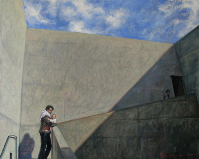Nao-shima1, 100x80 olej płótno 2011