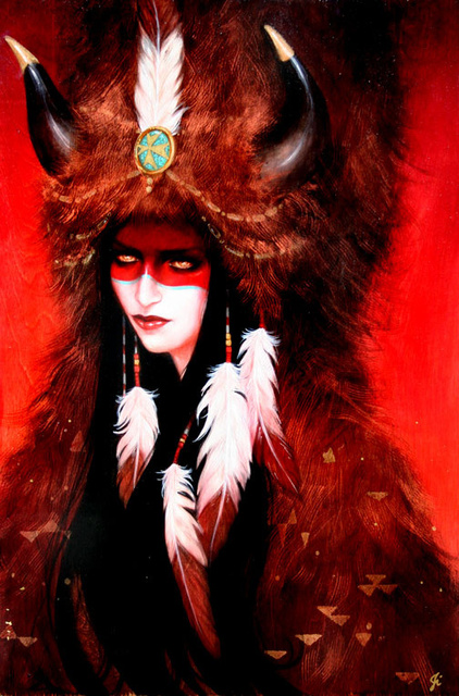 Red Buffalo 30"x20" / 2010