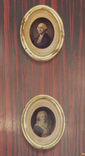 George and Martha Washington detail