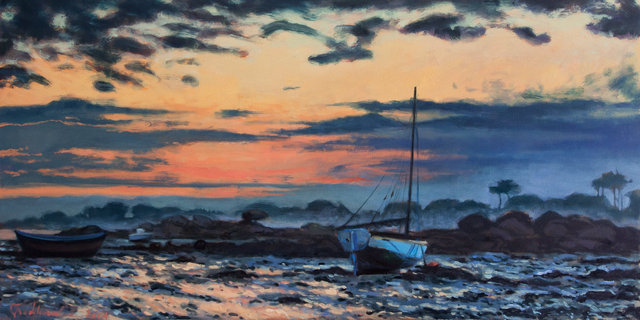 Ile de Batz 6 olej płótno 100x50
