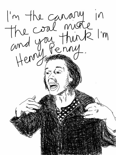 Canary in the coal mine