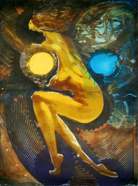 Potrzeba, litografia 77x107 2013