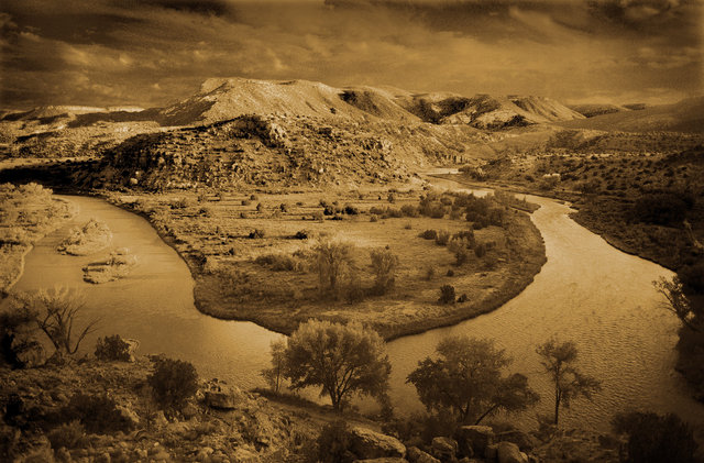 Abiquiu, New Mexico<br>Kodak Infrared Duotone