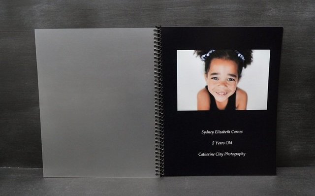 Spiral bound photo book