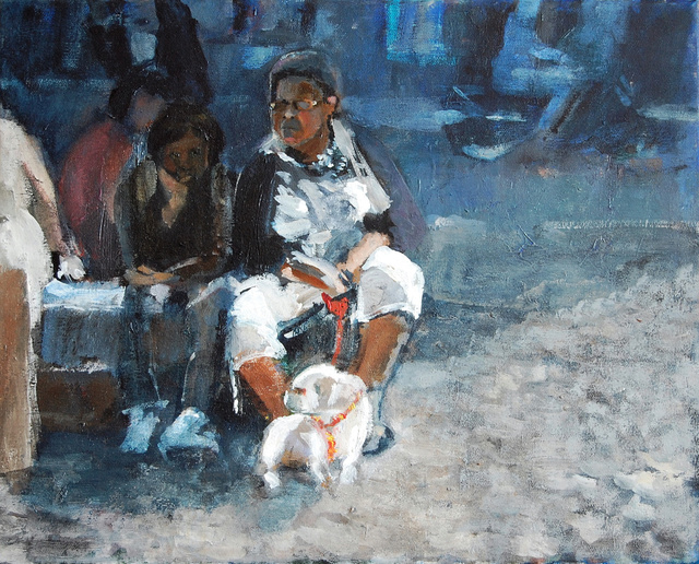 bez tytułu 33x41 olej płótno