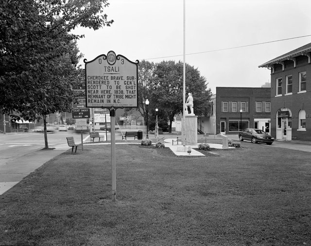 Tsali Historical Marker, Bryson City, North Carolina, 2006