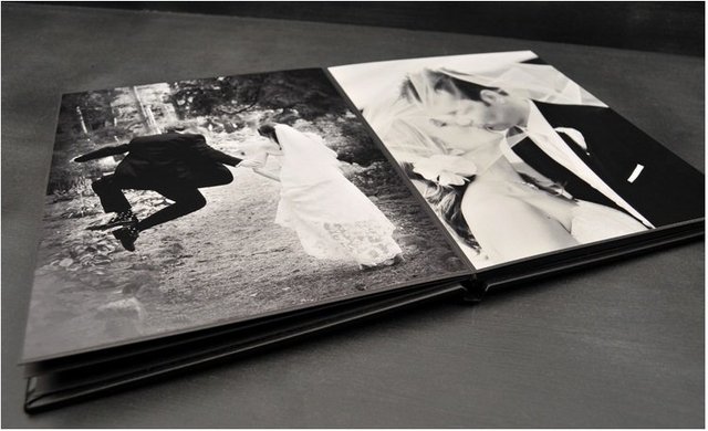 interior leather bound album