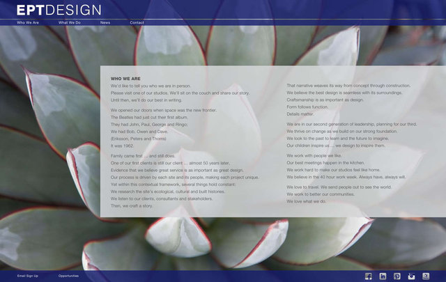 EPTDESIGN Website