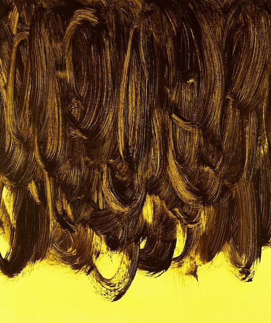 Falling Brown on Yellow, 2011.