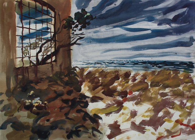 Old Warehouse 22 x 29"