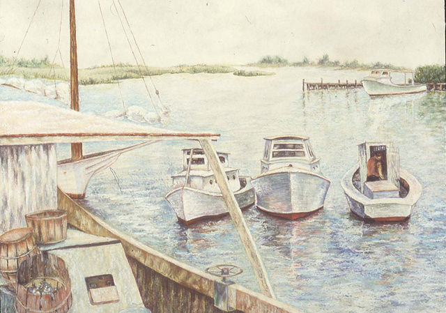 Tilghman Island	 | 25” x 29” | Watercolor