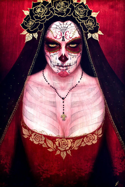 Santa Muerte 30"x20" / 2009
