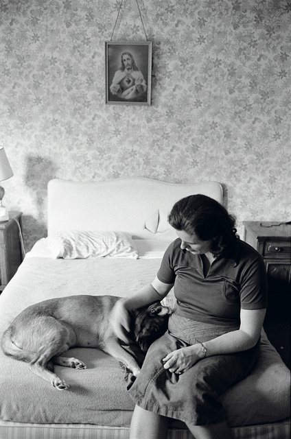 Rosemary with dog in bedroom.jpg