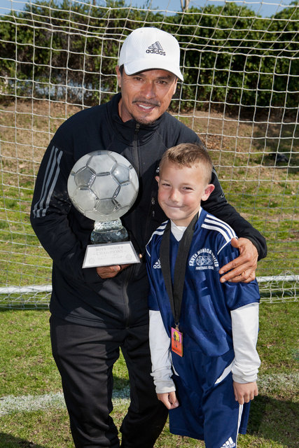 Coach Nico and Joseph Abondano
