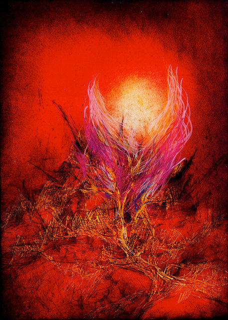 Der Engel des Herrn im brennenden Dornbusch