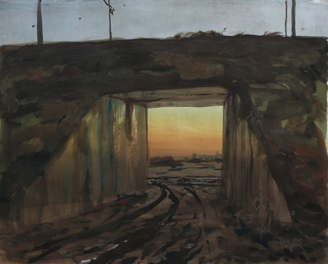 Jersey Underpass 22 x 29"