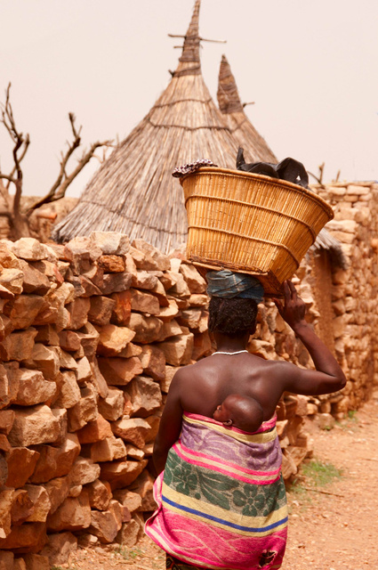 Dogon Woman with Child