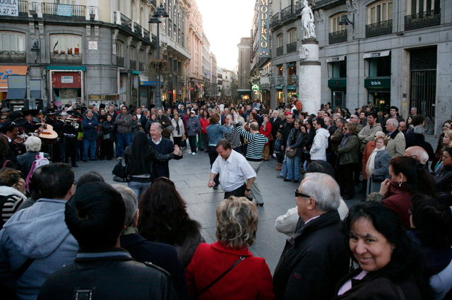 madrid - dansen op straat