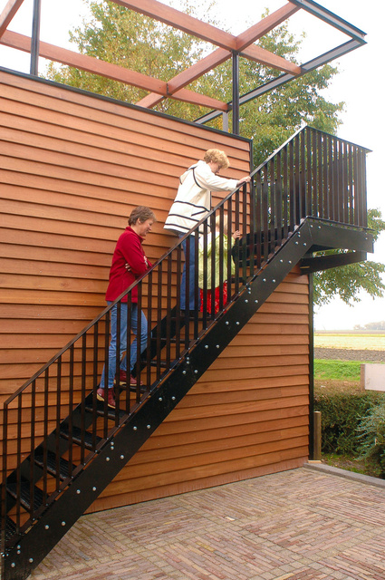 Pergola woning: View naar polder van Moerkapelle