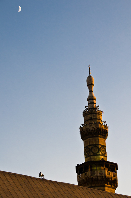 The Ummayad mosque minaret