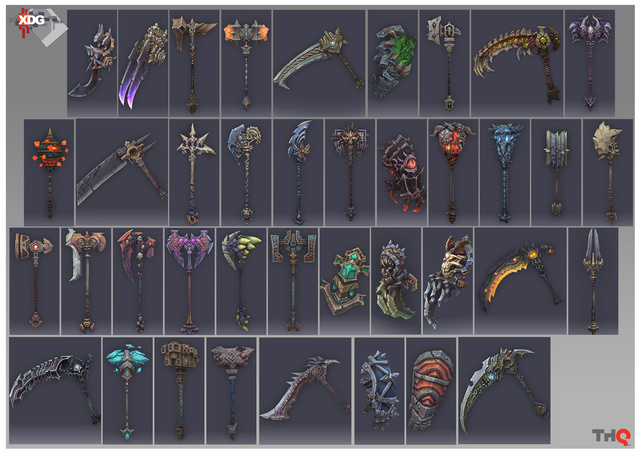 Darksiders II weapons