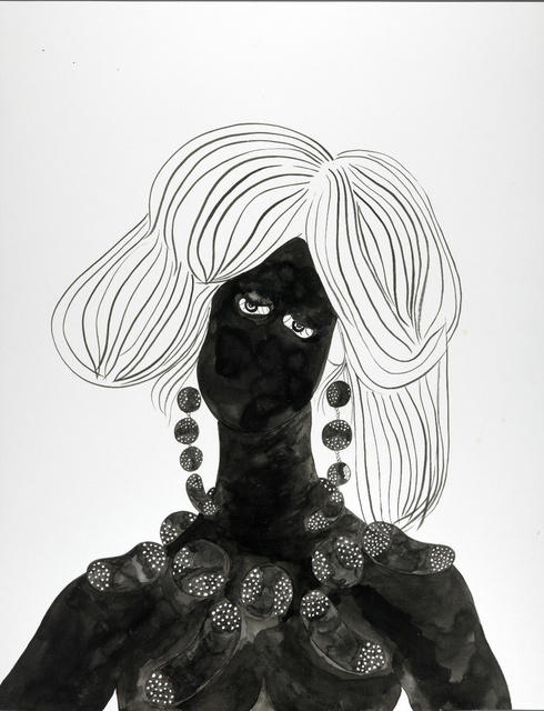 Woman With Headache Wearing a Lot of Jewellery