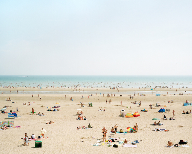 August Bank Holiday, Camber Sands, Sussex.