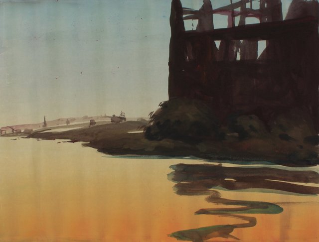 Abandoned Warehouse 22 x 29"