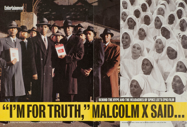 Malcolm X, in Entertainment Weekly