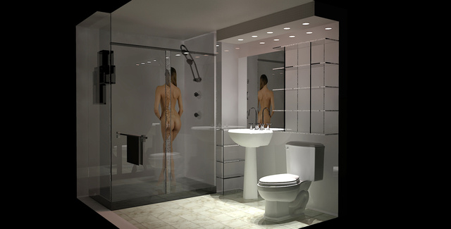 Private house. Master bathrom