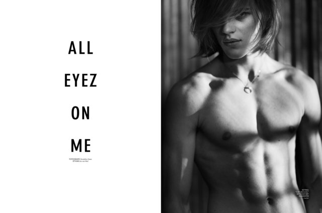 ALL EYEZ ON ME for l'Officiel Hommes NL with Ton Heukels styling Jos van Heel beauty Ellen Romein