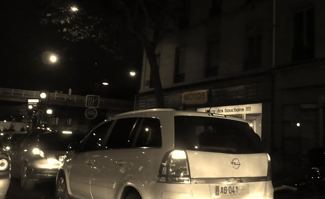 Paris, "marre des bouchons" - nov. 2012