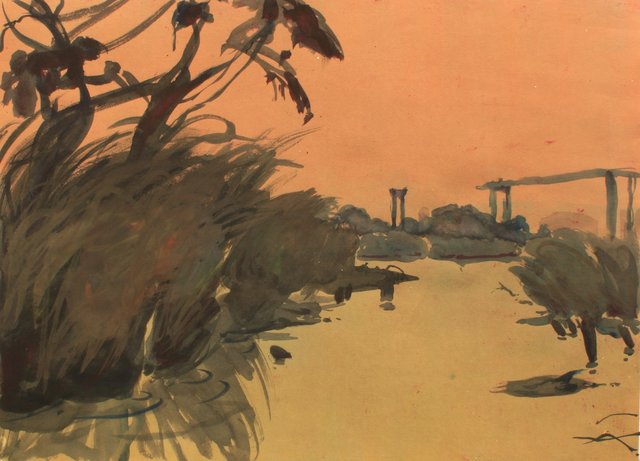 Gowanus Evening 22 x 29"