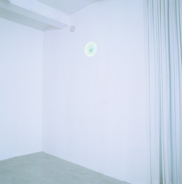 Full Moon Wish: Study of Waiting for Godot drawing projection, curtain, 2006