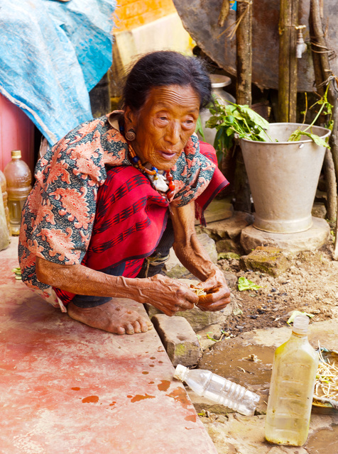 Longkhum Village, Nagaland, India