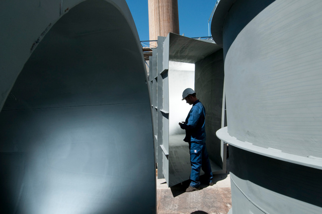 Chantier de renovation de la Centrale Thermique de  Cordemais pour EDF