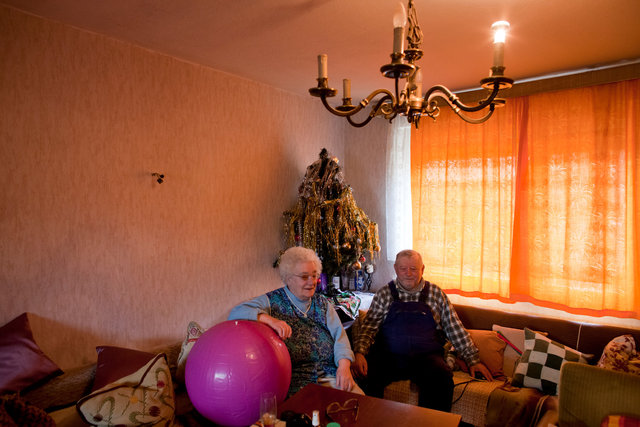 The farming couple Helmut and Hertha in Froeßnitz, Germany, live like they are in another time.