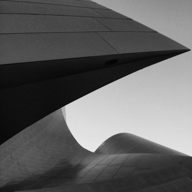 WALT DISNEY CONCERT HALL - B&W 10